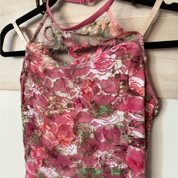 Weissman lyrical ballet costume, rose floral, LA - Picture 5 of 9